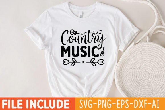Country Music Graphics for Crafts and Content