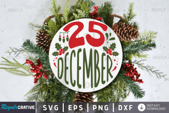 FREE December Svg Design Graphics