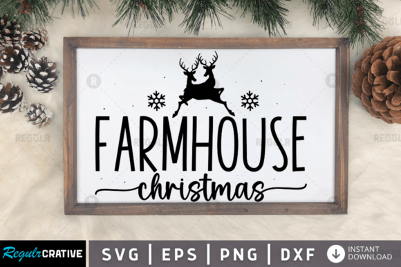 FREE Farmhouse Christmas Svg Design