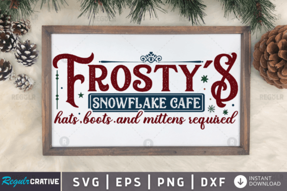 FREE Frosty’s Snowflake Cafe Hats, Boots