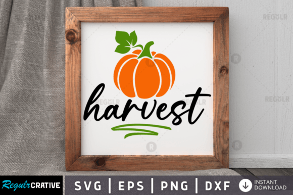 FREE Harvest Svg Design for Graphics and Crafts
