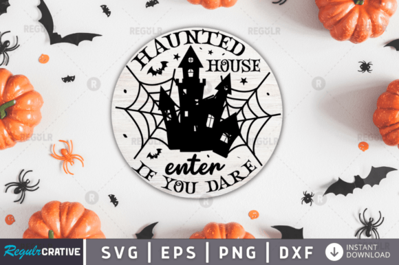 FREE Haunted House Enter if You Dare Graphics