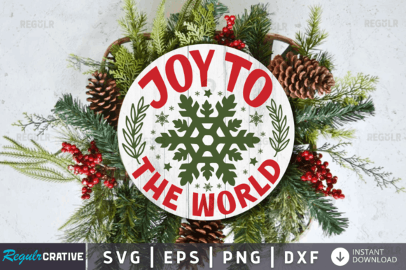 FREE Joy to the World Svg Design for Graphics and Crafts