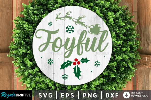 FREE Joyful Svg Design for Graphics and Crafts
