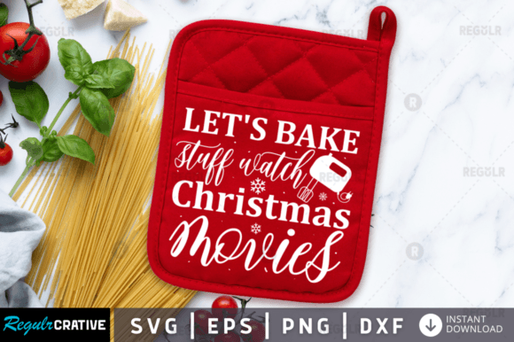 FREE Let's Bake Stuff Watch Christmas M Graphics