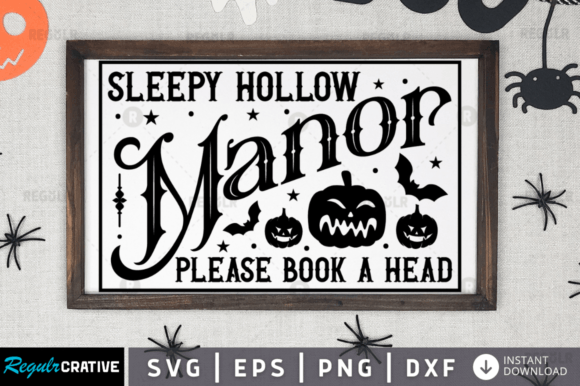 FREE Sleepy Hollow Manor Graphics for Crafts & Marketing