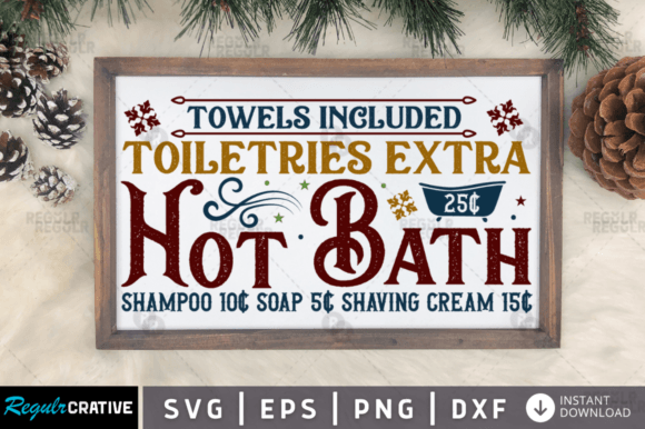 FREE Towels Included Toiletries Extra 2 Graphics