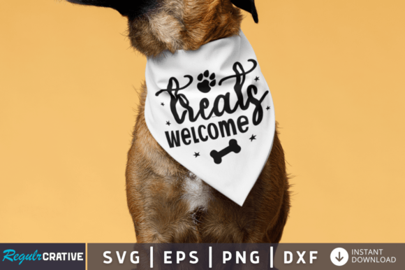 FREE Treats Welcome Svg Design for Crafts and Graphics