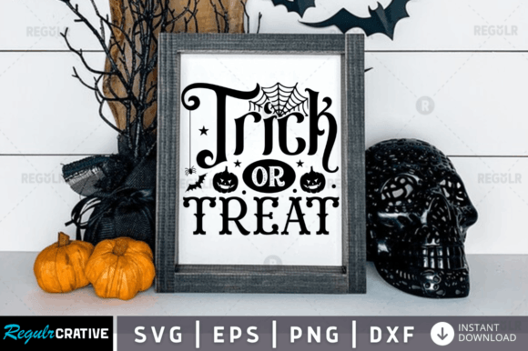 FREE Trick or Treat Svg Design