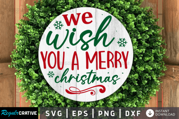 FREE We Wish You a Merry Christmas Graphics