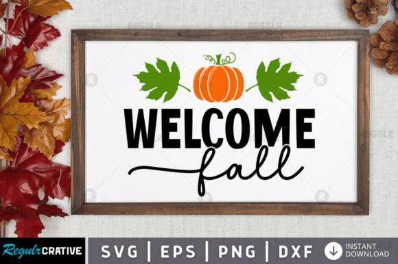FREE Welcome Fall Svg Design