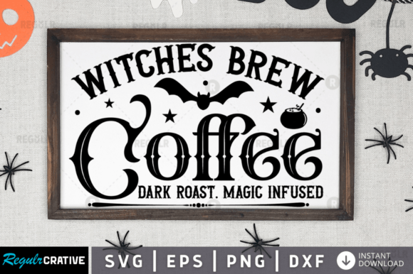 FREE Witches Brew Coffee Dark Roast. Mag Graphics and Crafts