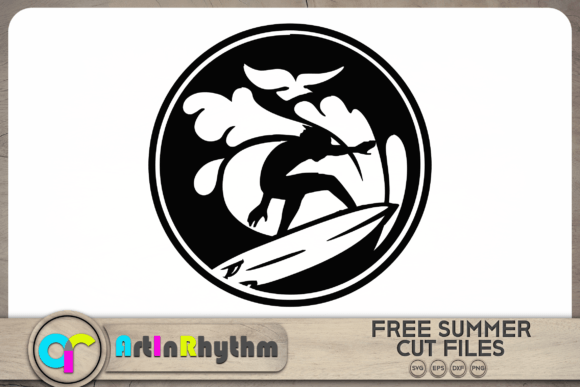 Summer Surfing SVG: Graphics for Crafts & Small Business Branding